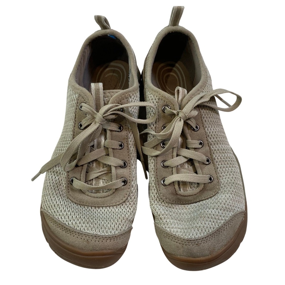 KEEN Women's Size 7.5 Hush Knit CNX Contour Arch Shoes in Taupe Sneakers Comfort